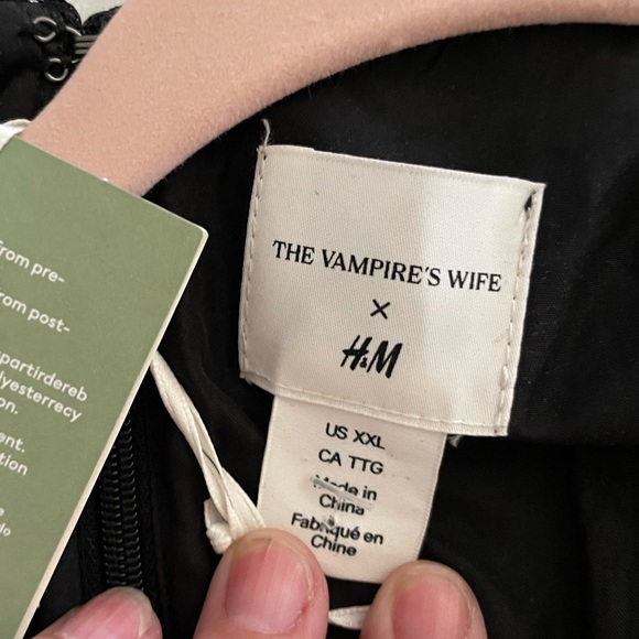 Vampires wife * H&M silver lace mini dress! Xxl - Picture 6 of 6